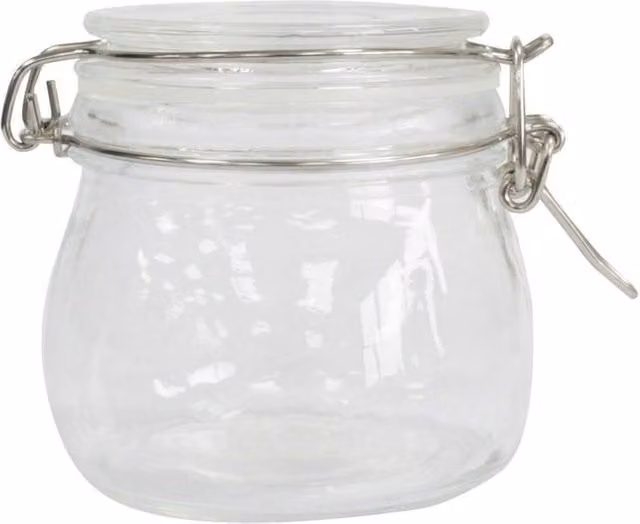 Kilner Glass Clamp Jar, 500ml, Transparent