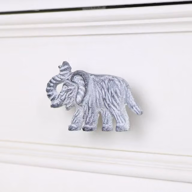 Melody Maison Grey Elephant Drawer Knob