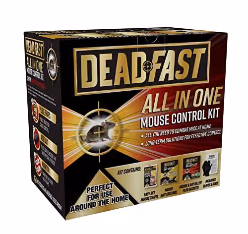 Deadfast All in One Mouse Killer Solution Kit, Black