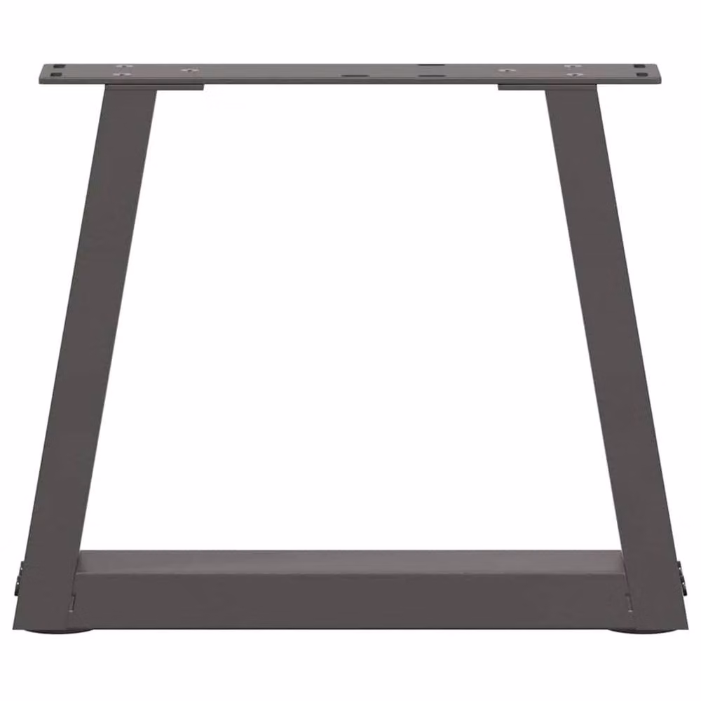 Berkfield Home V-Shape Dining Table Legs, 2 Piece Steel Set in Anthracite Grey, H: 40 cm, W: 40 cm, D: 30-31.3 cm – 3