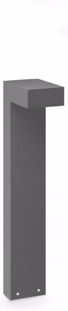 Netlighting Sirio Outdoor LED Bollard in Grey, 60 cm, 1100 lm, 3000K, IP65