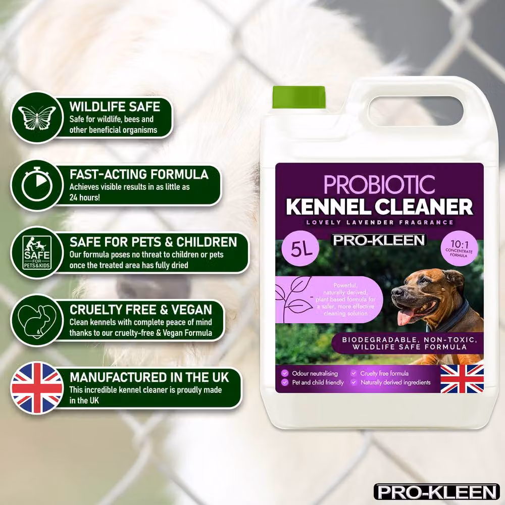 Pro-Kleen ProBiotic Kennel Cleaner Lavender Fragrance, 5 l – 2