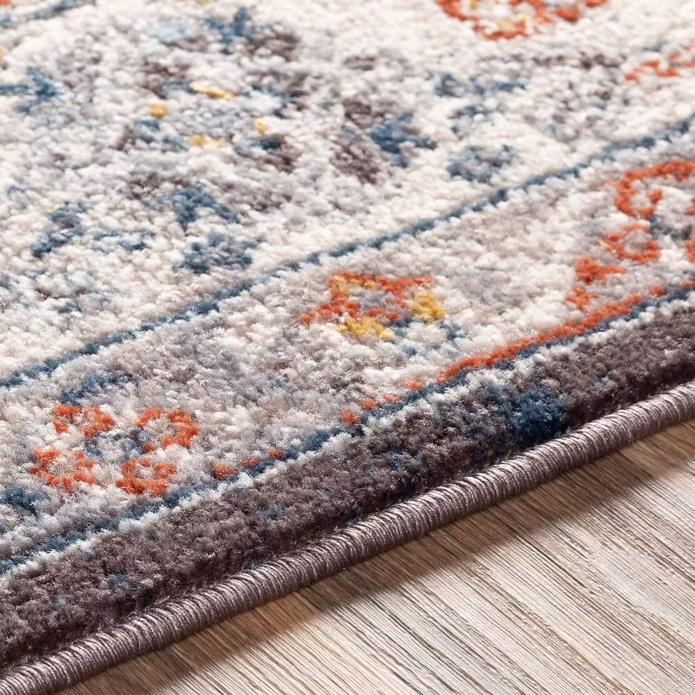 Livabliss Ankara Boho Traditional Rug in Teal, Grey, Blue and Petrol, W: 200 cm, D: 275 cm – 2