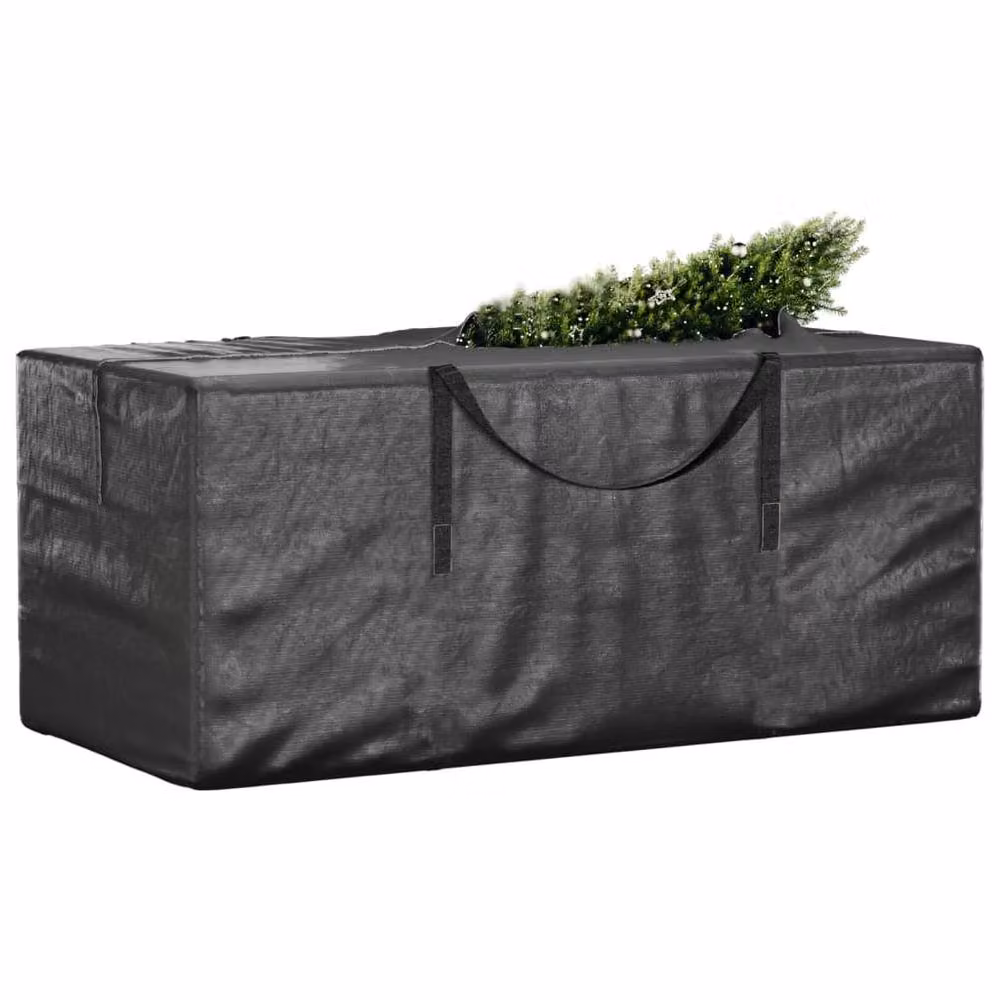 Berkfield Home Durable Christmas Tree Storage Bags, 2 Pack, Black – 2