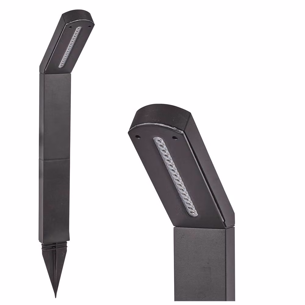 mysmartbuy Solar LED Stake Lights Set of 3, Dual Colour Warm or Cool White, Black, Height: 61 cm – 2