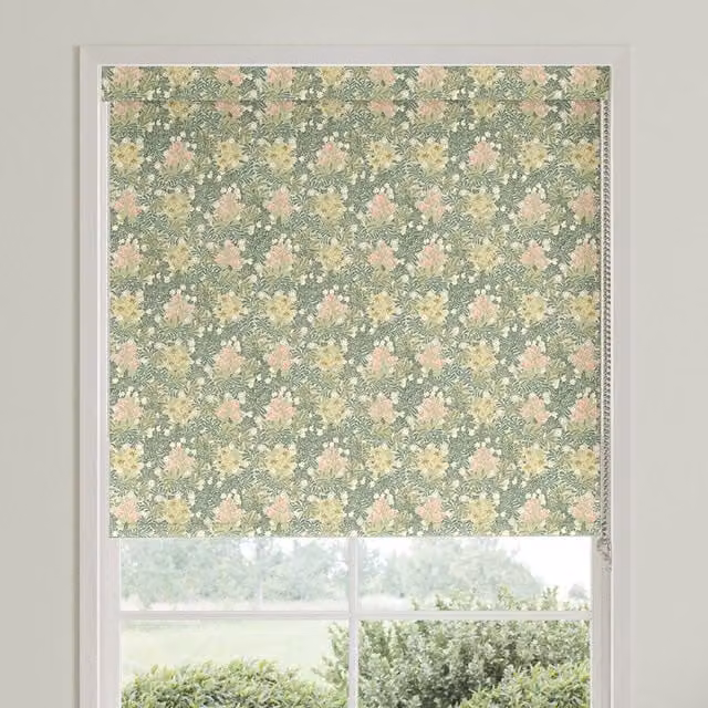 William Morris Apple Floral Blackout Made To Measure Roller Blind in Multicolour