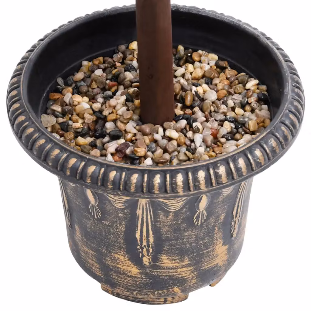 Berkfield Home Artificial Ball Shaped Green Boxwood Plant in a Pot, Height: 118 cm – 3