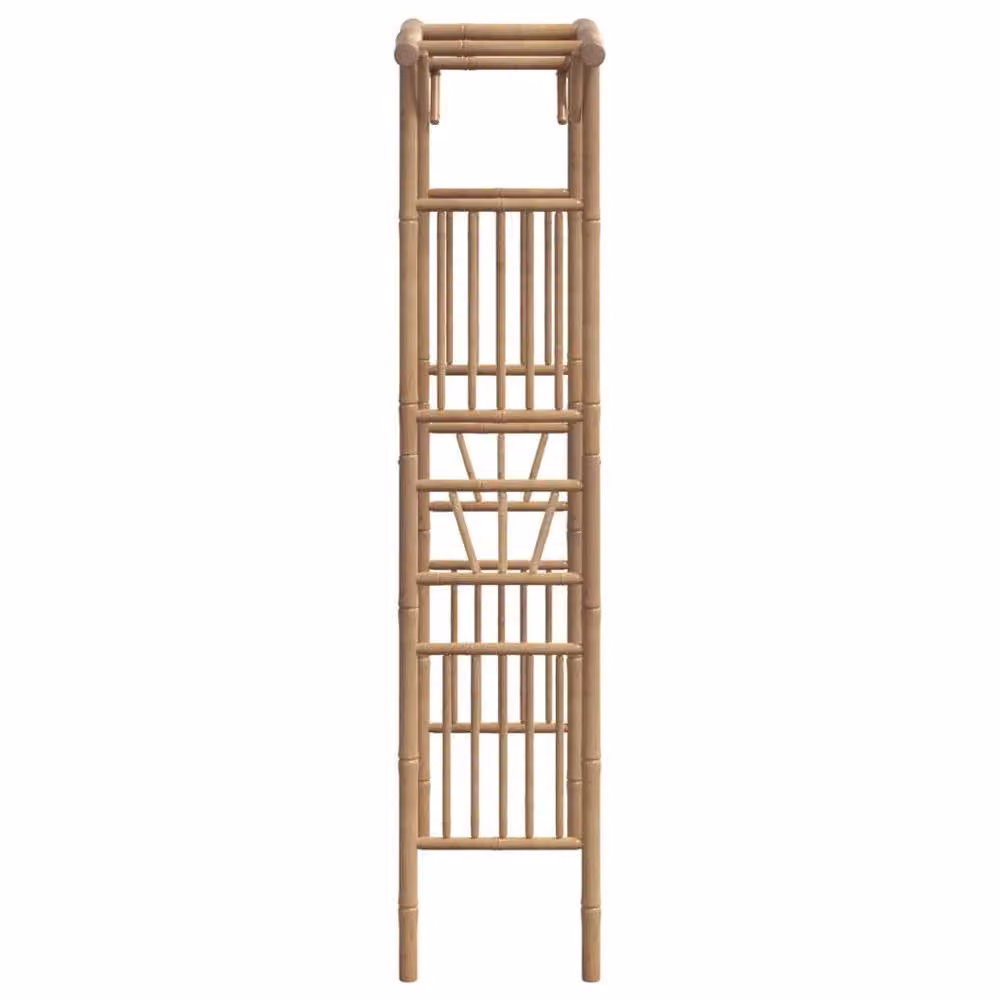 Berkfield Home Bamboo Rose Arch in Tan, W/D/H: 118 x 40 x 187 cm – 3