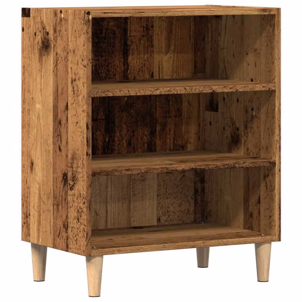 Berkfield Home Rustic Old Wood Sideboard in Brown, W/D/H: 57 x 35 x 75 cm – 2