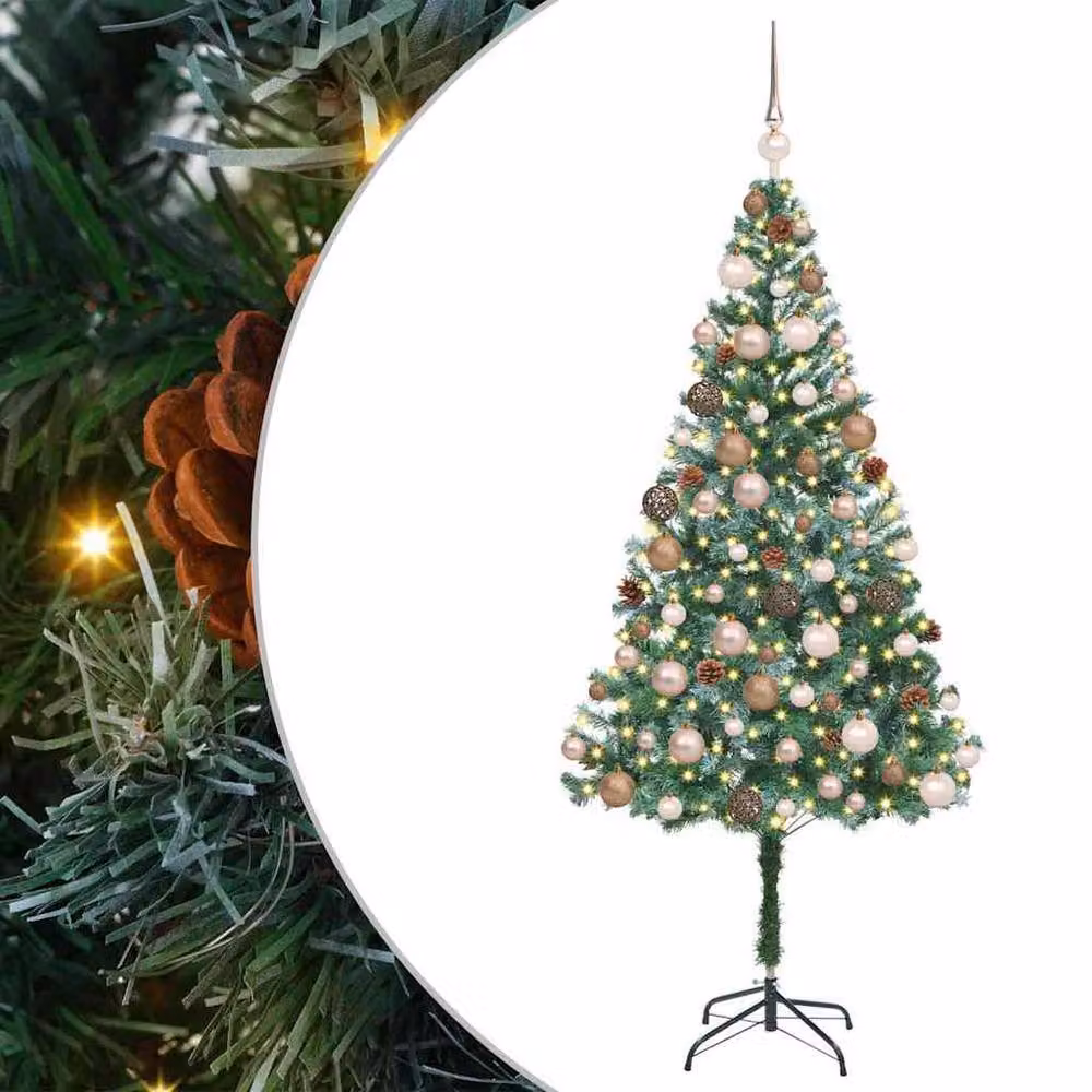 Berkfield Home Artificial Green Christmas Tree with Stand, Height: 180 cm – 2