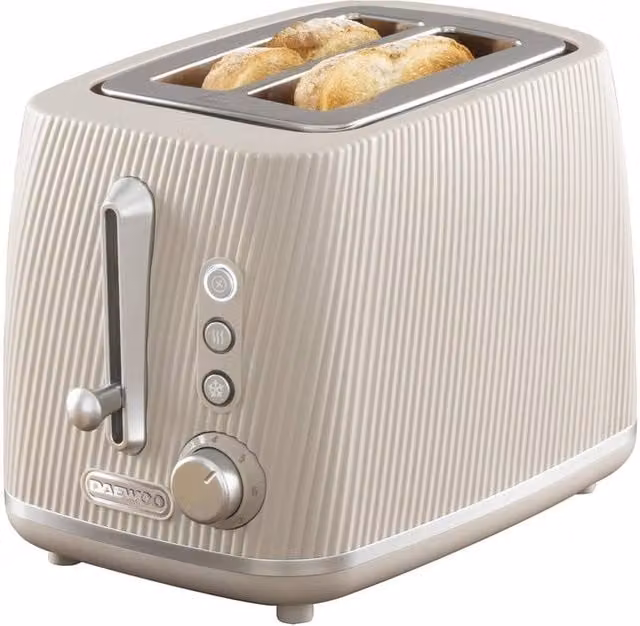 Daewoo Cascade 2-Slice Toaster in Beige – 1