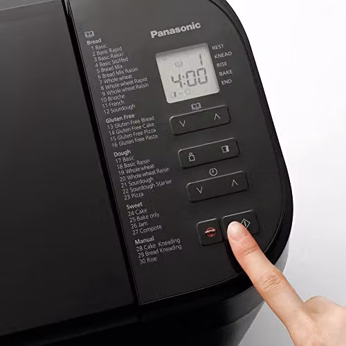 Panasonic SD-R2530 Automatic Bread Maker with 30 Programmes and Digital Timer, Black – 9
