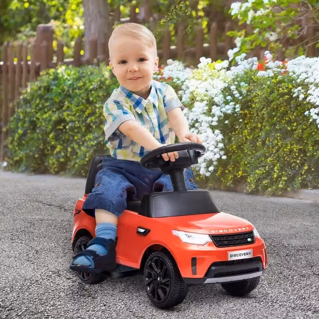 AIYAPLAY Land Rover Licensed 6V Kids Electric Ride on Car, Red