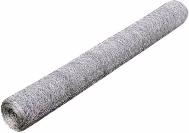 Berkfield Home Galvanised Steel Hexagon Wire Mesh Fence, Silver, 1 x 25 m – 1