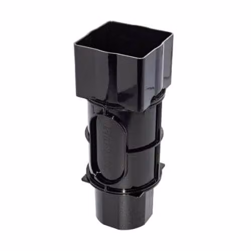 FloPlast Universal Downpipe Access Pipe, Black