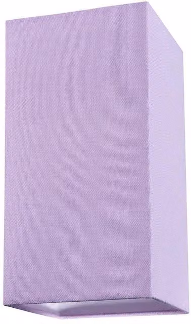 Happy Homewares Lilac Linen Fabric Cylinder Lamp Shade, Height: 18 cm – 3
