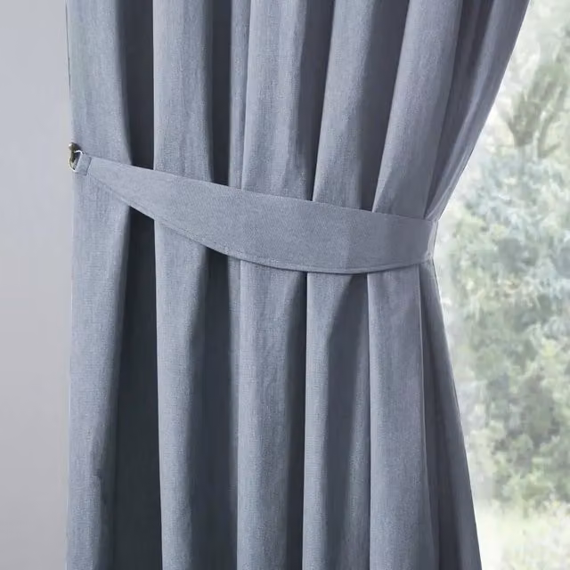Terrys Dijon Tieback in Navy Blue