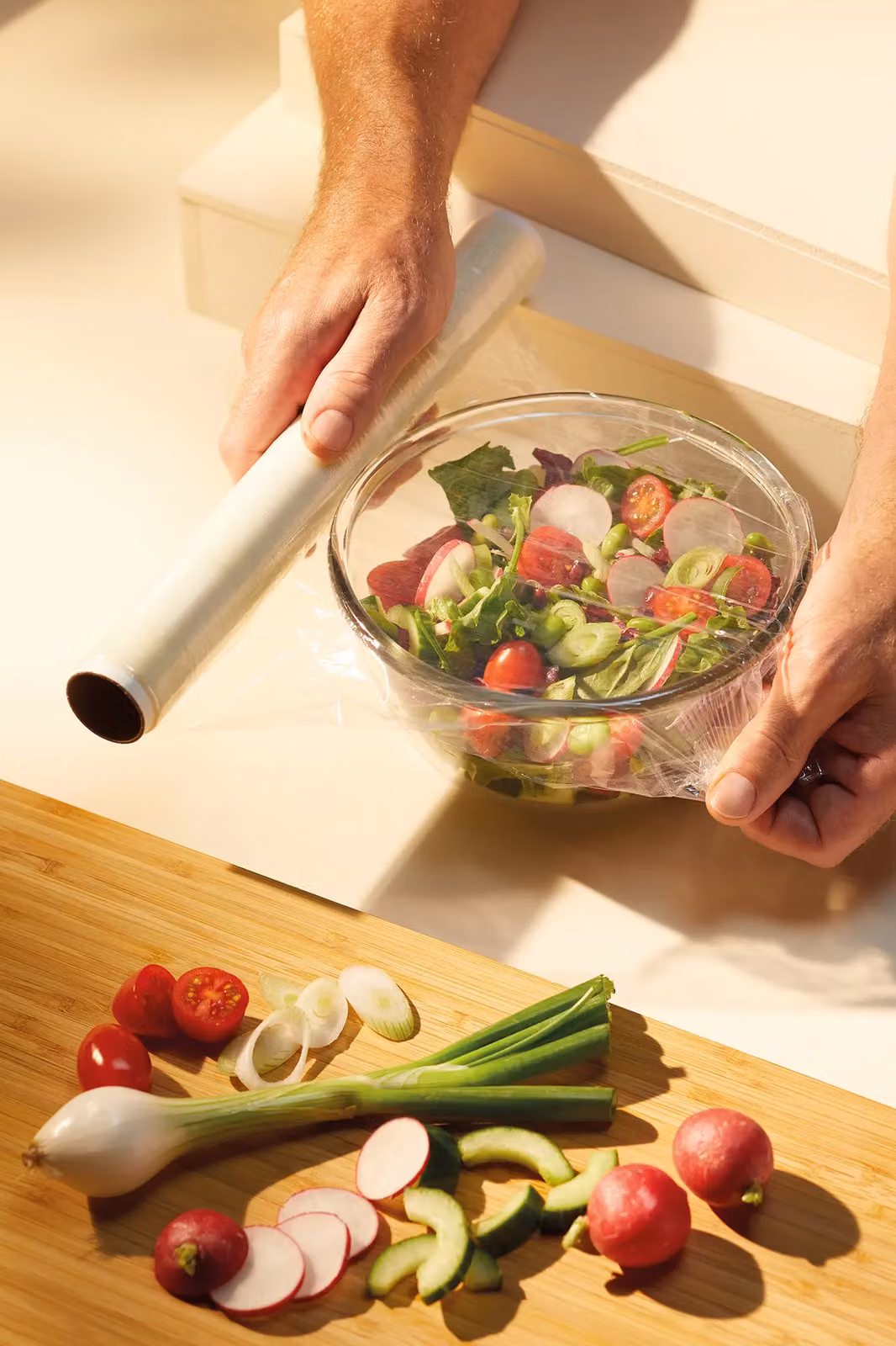 KitchenCraft Transparent BPA-Free Food Wrap Roll – 3