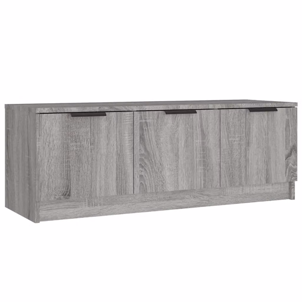 Berkfield Home Grey Sonoma TV Cabinet in Engineered Wood W/D/H: 102 x 36.5 x 36.5 cm – 2