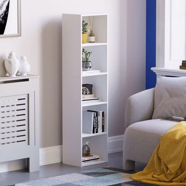 Vida Designs Scandinavian Cube Bookcase in White