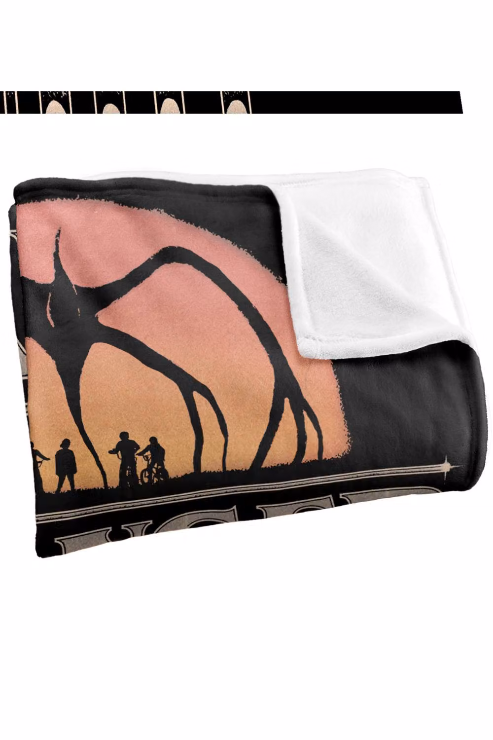 Stranger Things Sunset Logo Super Soft Throw Blanket, Multicolour, W: 152 cm, D: 127 cm – 3