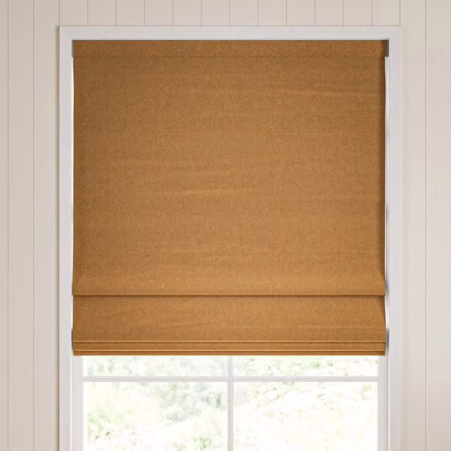 William Morris Reed Made To Measure Blackout Roman Blind in Russet