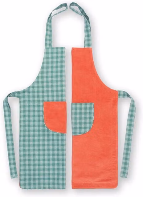 Kite Men's Multicolour Check Cotton Apron – 1