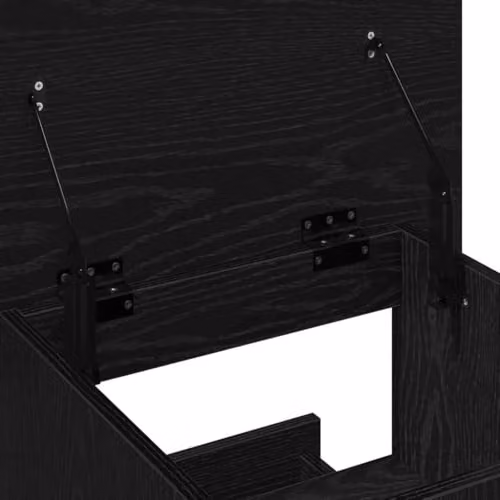 vidaXL Podium in Black Oak Engineered Wood, W/D/H: 55 x 55 x 107 cm – 6