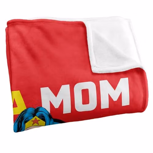 LOGOVISION Wonder Woman Justice League Super Soft Silky Touch Fleece Throw Blanket, Multicolour, W: 91.44 cm, D: 147 cm – 2