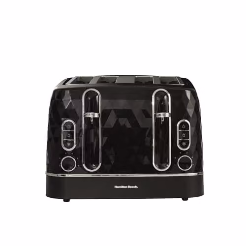Hamilton Beach Diamond 4 Slice Toaster, 2300W, Black