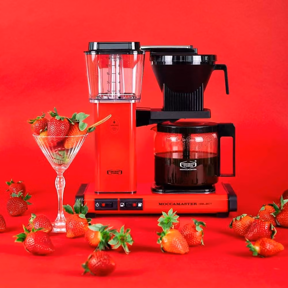 Moccamaster KBG Select Filter Coffee Machine with Glass Jug, Red, 1.25 l – 2