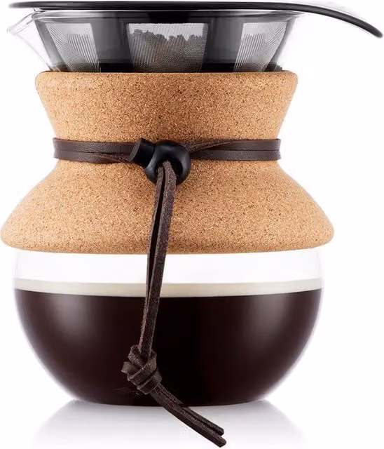 Bodum Pour Over Coffee Maker with Permanent Filter in Brown, 500ml – 1