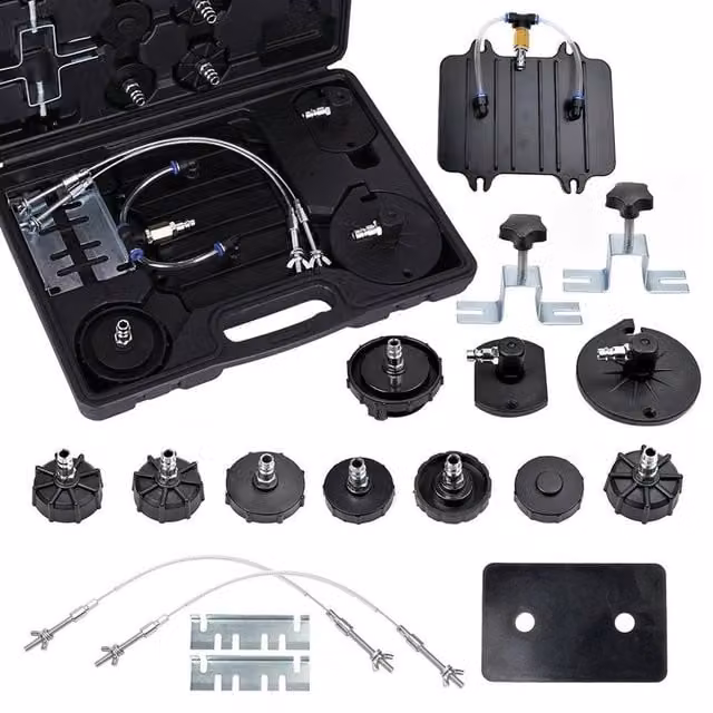 SPETLEK Universal Master Cylinder Brake Bleeder Adaptor Set in Black – 1
