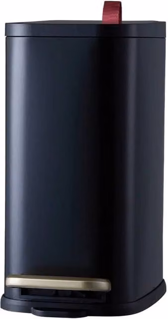 EONLION 5L Aromatherapy Foot Pedal Dustbin, Black, Diameter: 30 cm – 1
