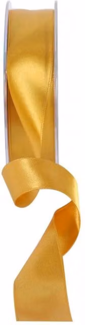 KDMD Bright Gold Satin Ribbon, 25mm, 2 Pack – 1