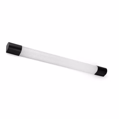 Netlighting Kiva LED Bathroom Wall Lamp Black 14W 2700K IP44 W/H: 90 x 90 cm