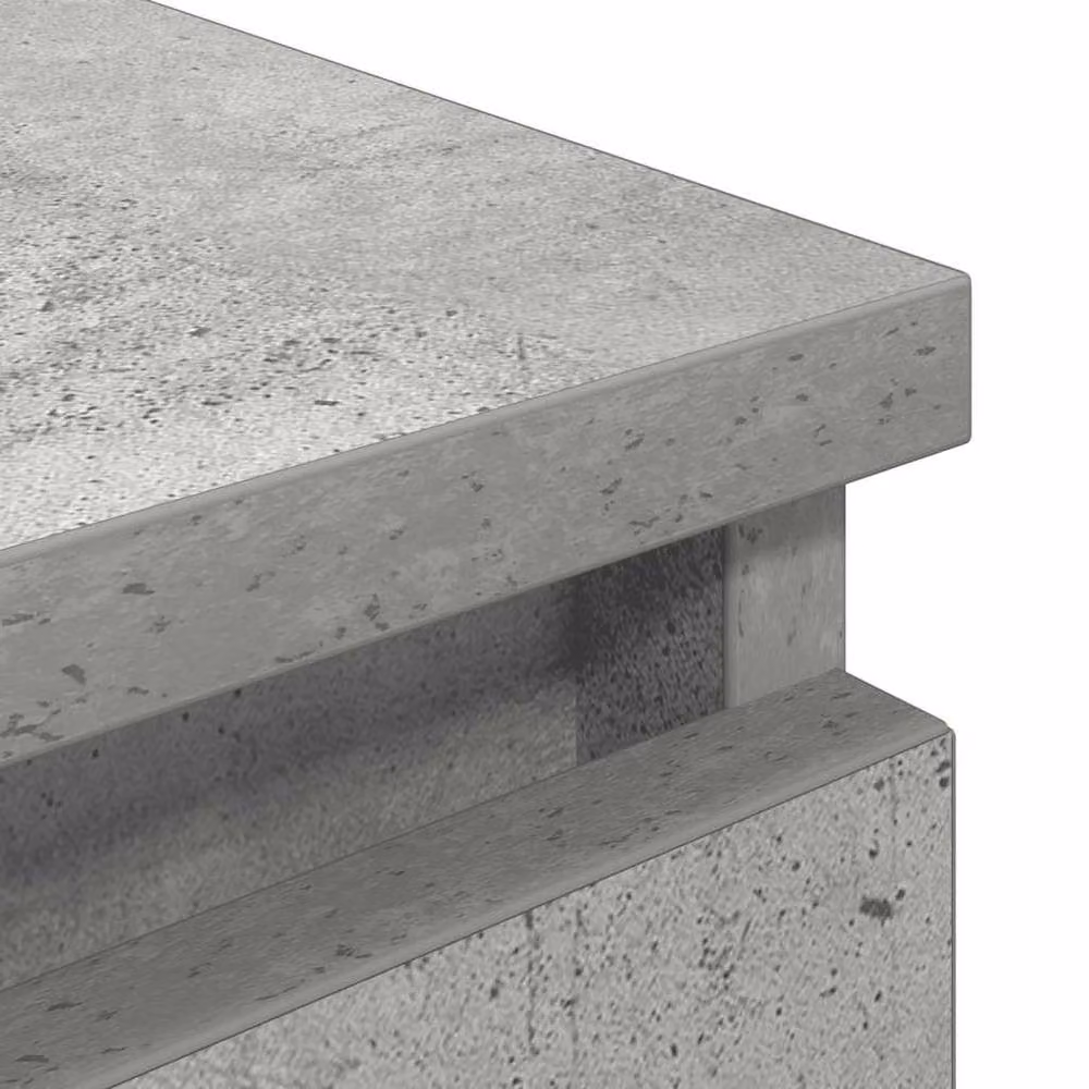 Berkfield Home TV Cabinet in Concrete Grey, W/D/H: 100 x 35 x 54 cm – 3