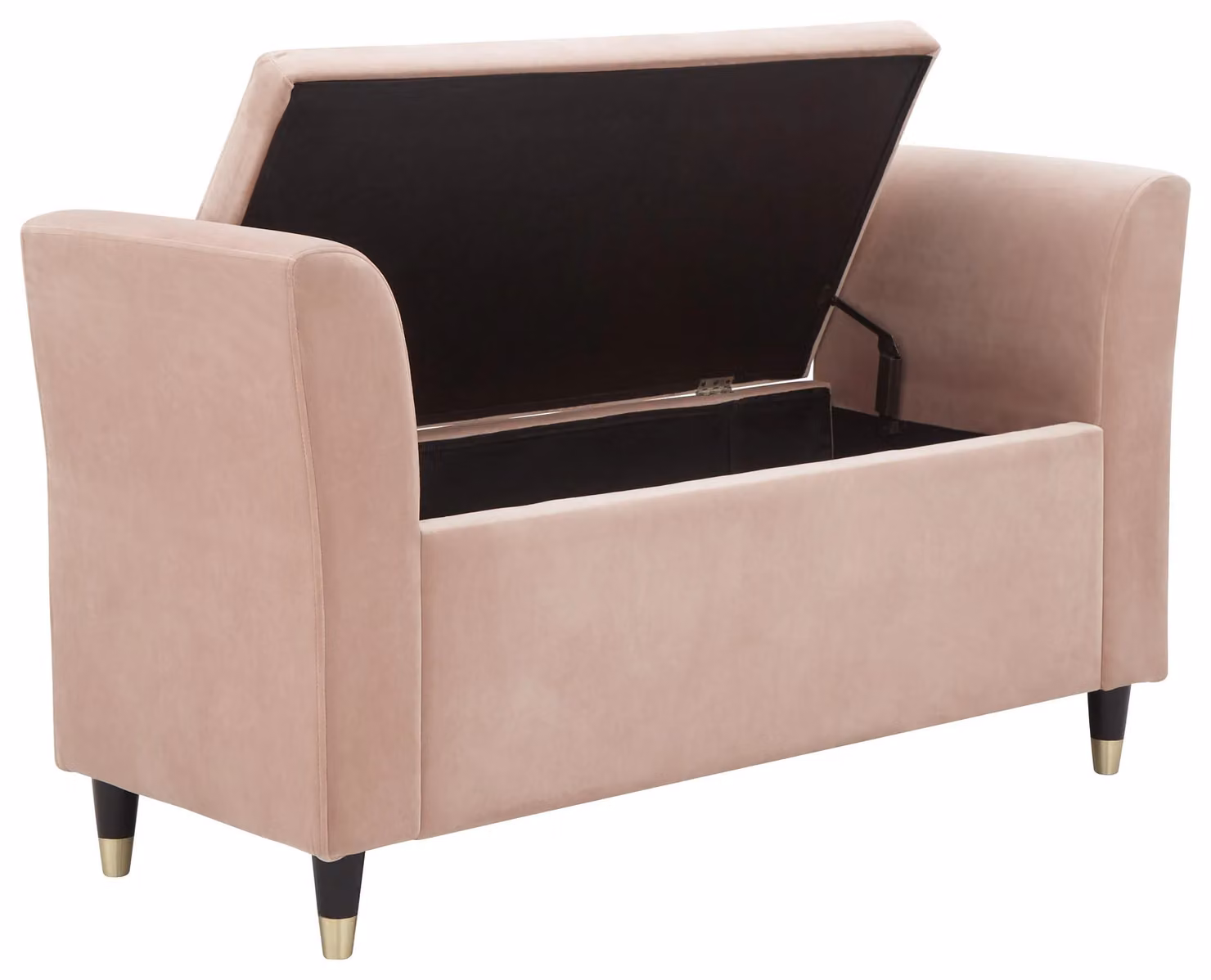 GFW Genoa Pink Velvet Ottoman Window Seat – 2