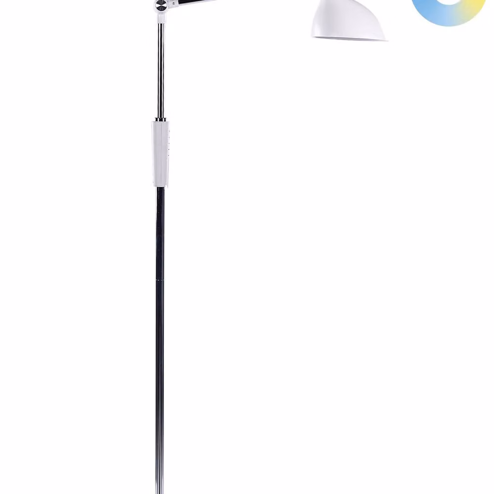 Wyld and Coco White Metal LED Floor Lamp, Height: 169 cm, Dimmable and CCT Tunable – 2
