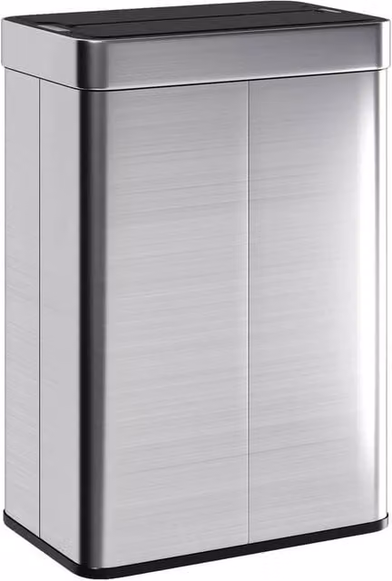 NESTLUNE 55L Automatic Smart Sensor Bin in Silver