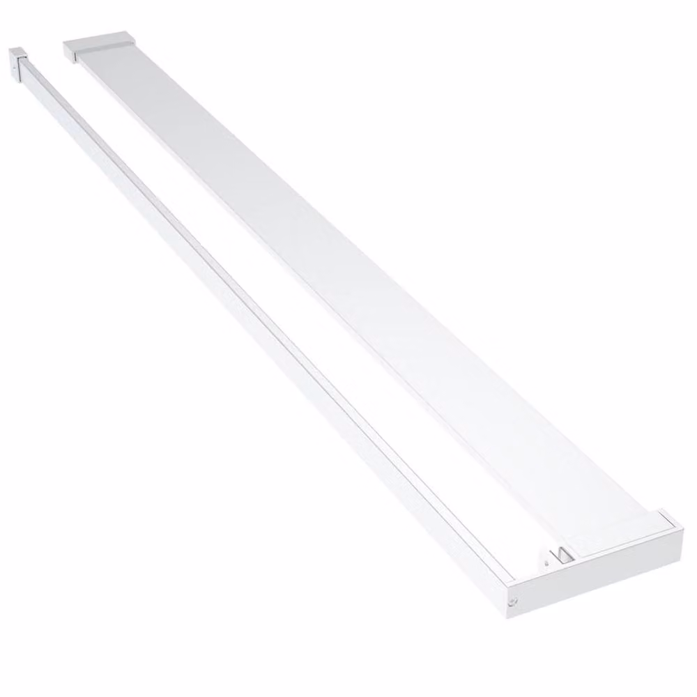 Berkfield Home Wall-Mounted Aluminium Shower Shelf in Silver, 80 cm – 2