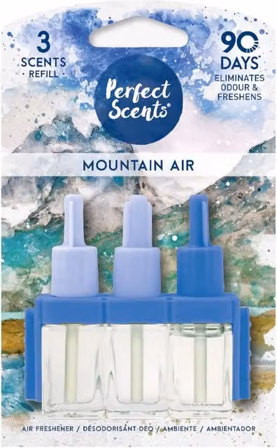 Perfect Scents Mountain Air Plug In Refill Oil, 300g, Clear