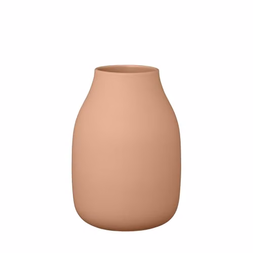 Blomus COLORA Ceramic Vase in Brown, H 20 cm x W 14 cm x D 14 cm – 2