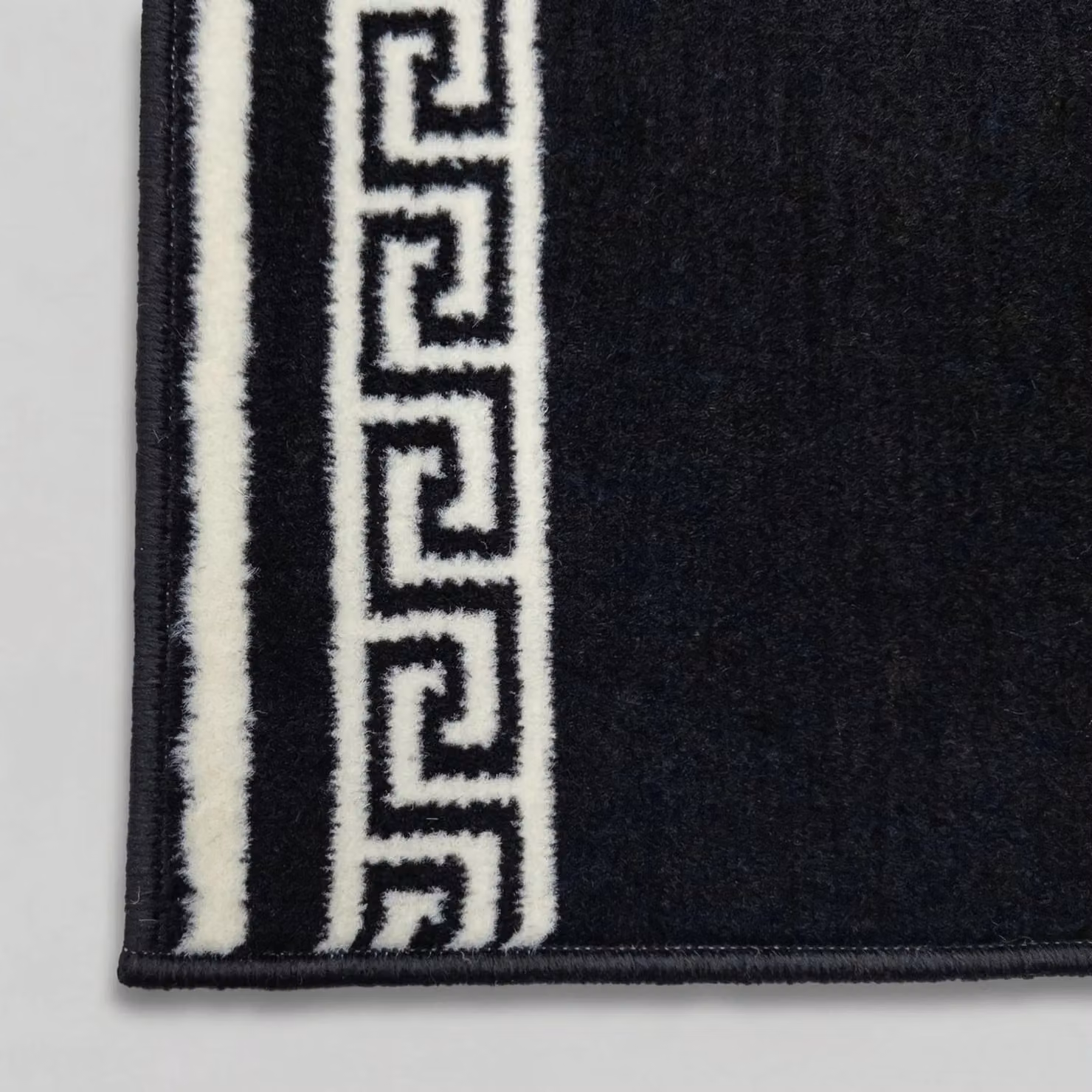 runrug Soft and Luxurious Hallway Runner Rug in Black, W/D/H: 80 x 270 x 0.9 cm – 3