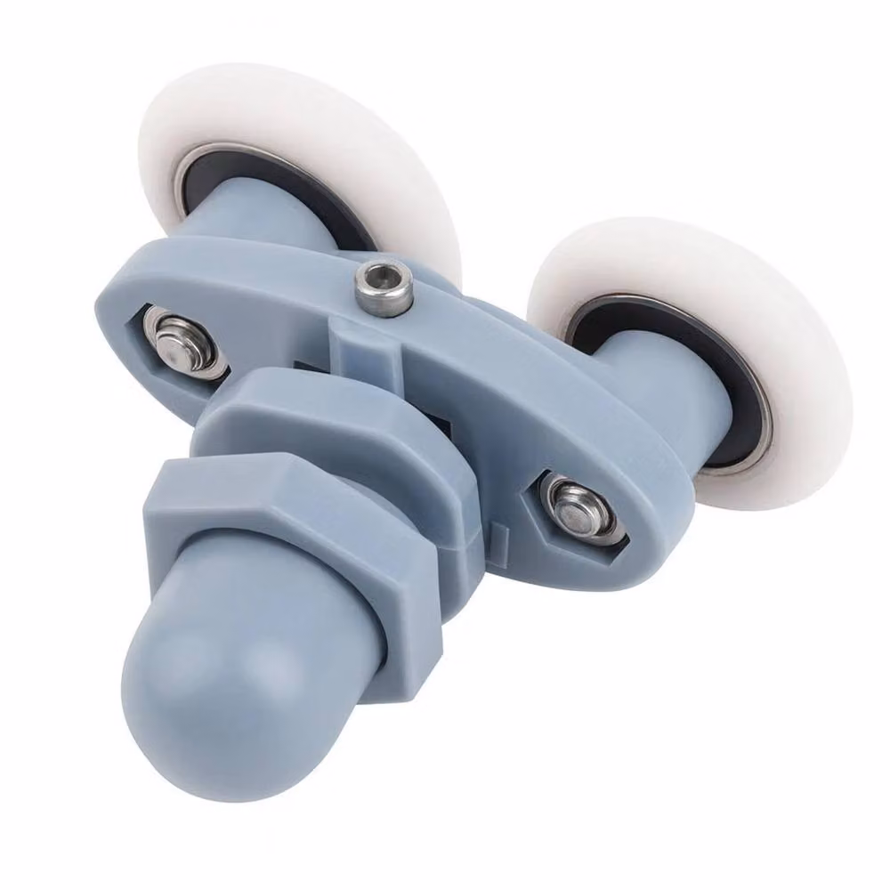 Nordara Grey Twin Shower Door Rollers Replacement Parts with 25mm Wheels – 2