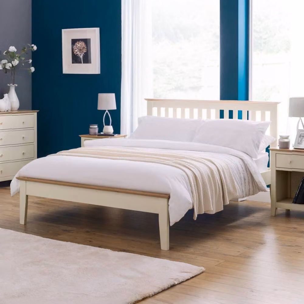 Cheshire Premium Port Bed in Two Tone Multicolour, Double (135cm) – 2