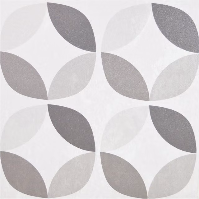 d-c-fix Self-Adhesive Grey Geometric Tile-Look Floor Vinyl Tiles