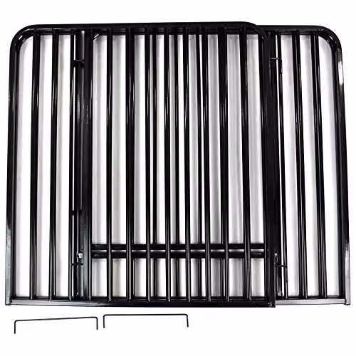 Actiasgear Heavy Duty Black Steel Enamel Safety Fire Guard, Wall Mounted, W: 91 cm, H: 71 cm, D: 10.57 cm – 7
