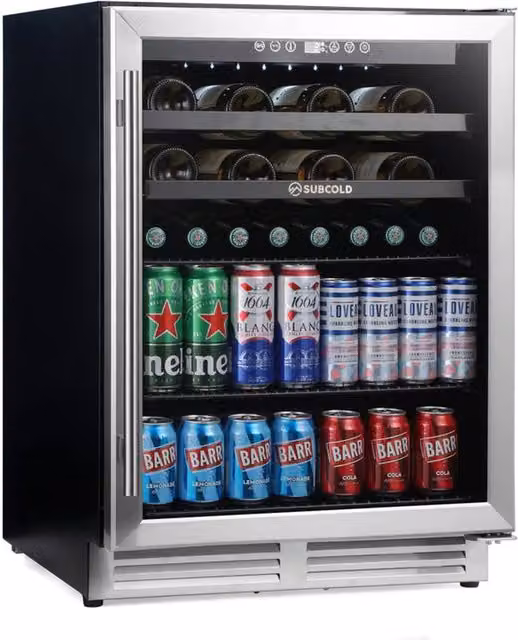 Subcold Integra60 Integrated Undercounter Wine Cooler with Compressor Cooling and LED Light, Stainless Steel, W/D/H: 59.5 x 57.5 x 82.6 cm – 9