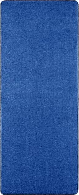 THE RUGS Plain Design Blue Polypropylene Rectangular Rug, W: 80 cm, L: 150 cm